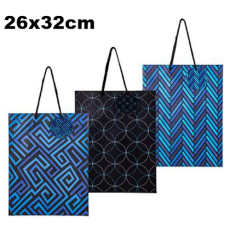 Medium Patterned Gift Bags 26x32cm, assorted